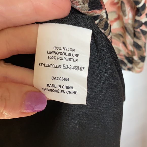 Beautiful Pink/Brown/Black blouse - Picture 4 of 4